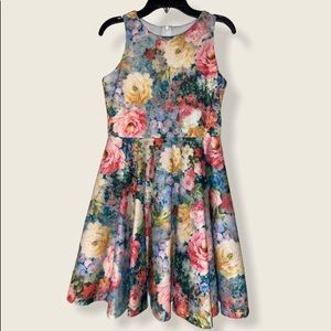 Beautiful Flower Pattern Dress